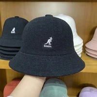 kangaroo kangol fisherman hat sun hats for men women sunscreen embroidery towel material korean fashion ins super fire hat