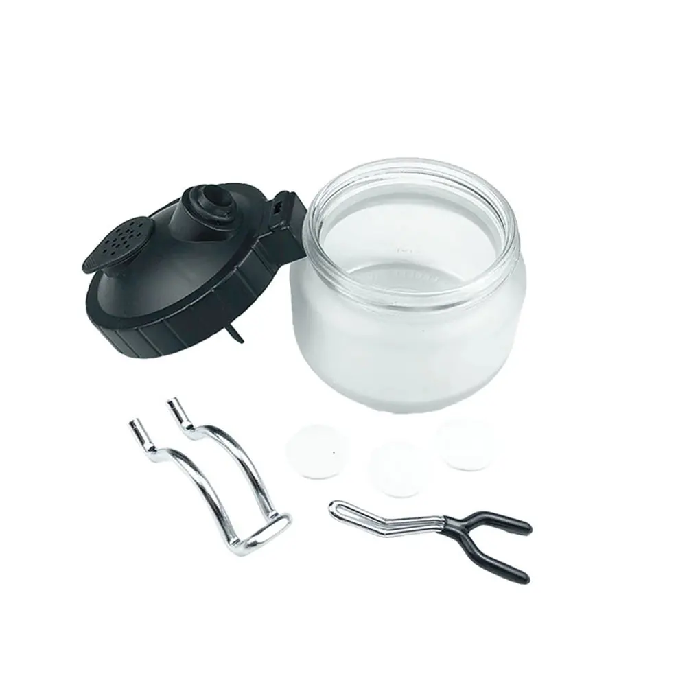 

Airbrush Cleaning Pot Compressor Glass Painting Accessory Professional