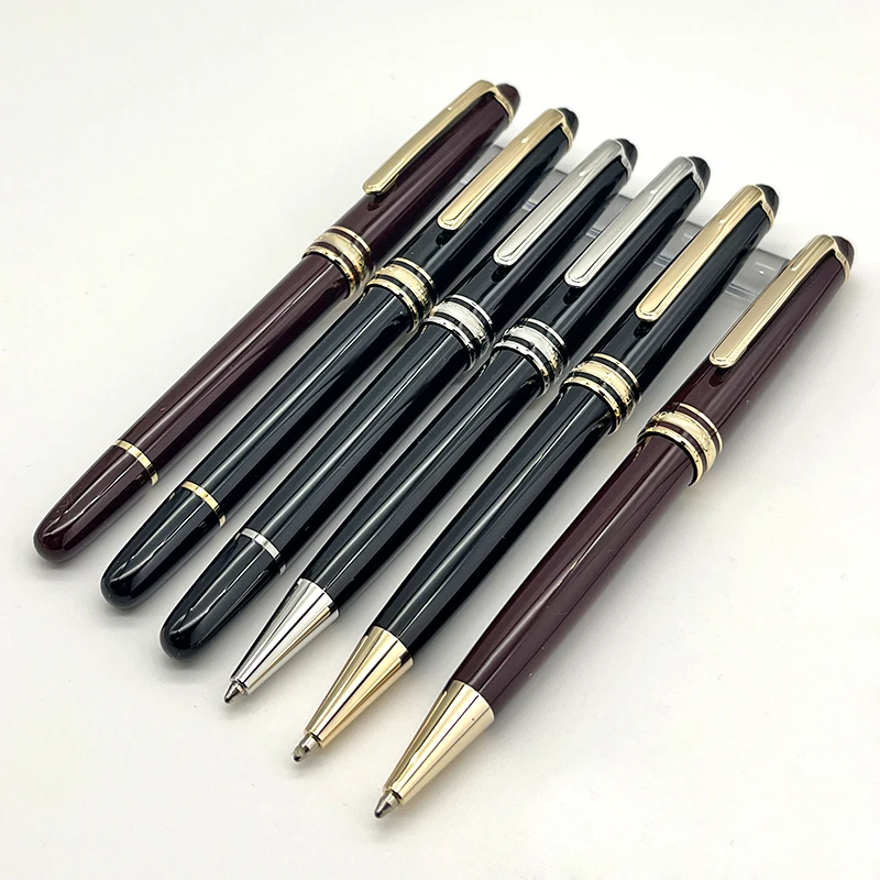 LAN MB 163 Black Resin Ballpoint Fountain Pens Luxury Stationery School Office Supplies With Serial Numberittle Prince
