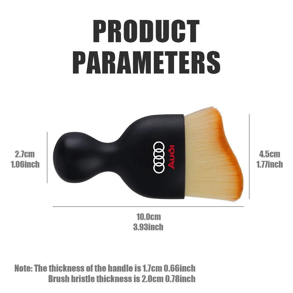 Мягкая щетка для очистки вентиляционных отверстий автомобиля искусственная