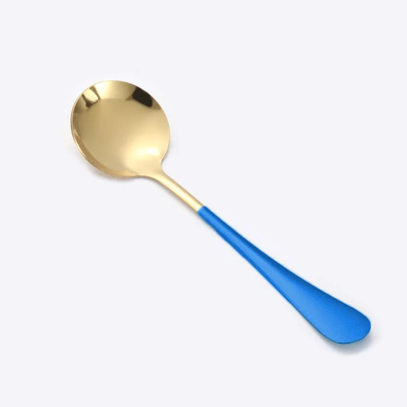 Столовая ложка из нержавеющей стали "Retro Stirring Scoop" для кофе, чая и десертов, на ужин, мороженого, арбуза, кухонной посуды, барных инструментов.