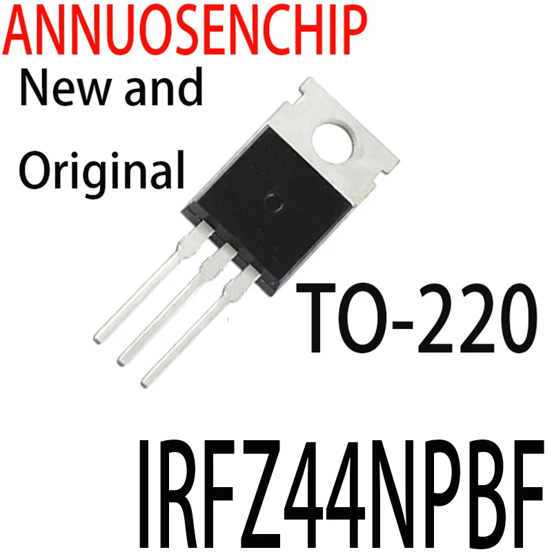 

Новые и оригинальные IRFZ44N IRFZ44 55V 41A 17,5 mOhm TO-220 IRFZ44NPBF, 10 шт.