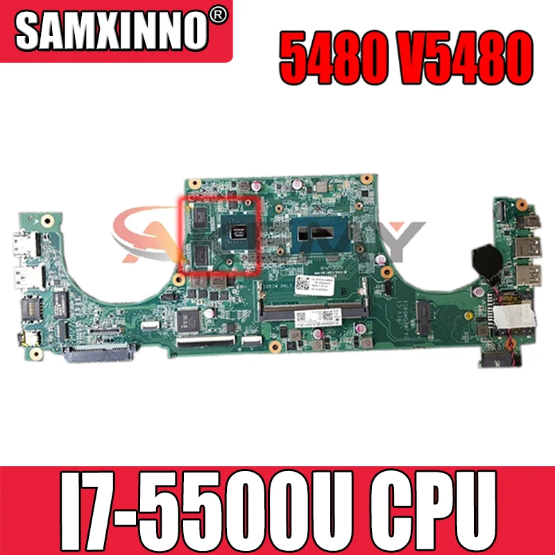 

100% новая материнская плата для dell vostro 5480, материнская плата v5480 с SR23W I7-5500U 0PXV9J CN-0PXV9J DAJW8GMB8C1, работает хорошо