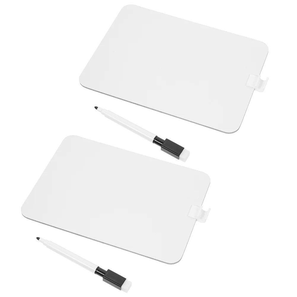 

2 Sets Blank School Erasable Convenient Student Whiteboard Painting Board Message Board Writing Board