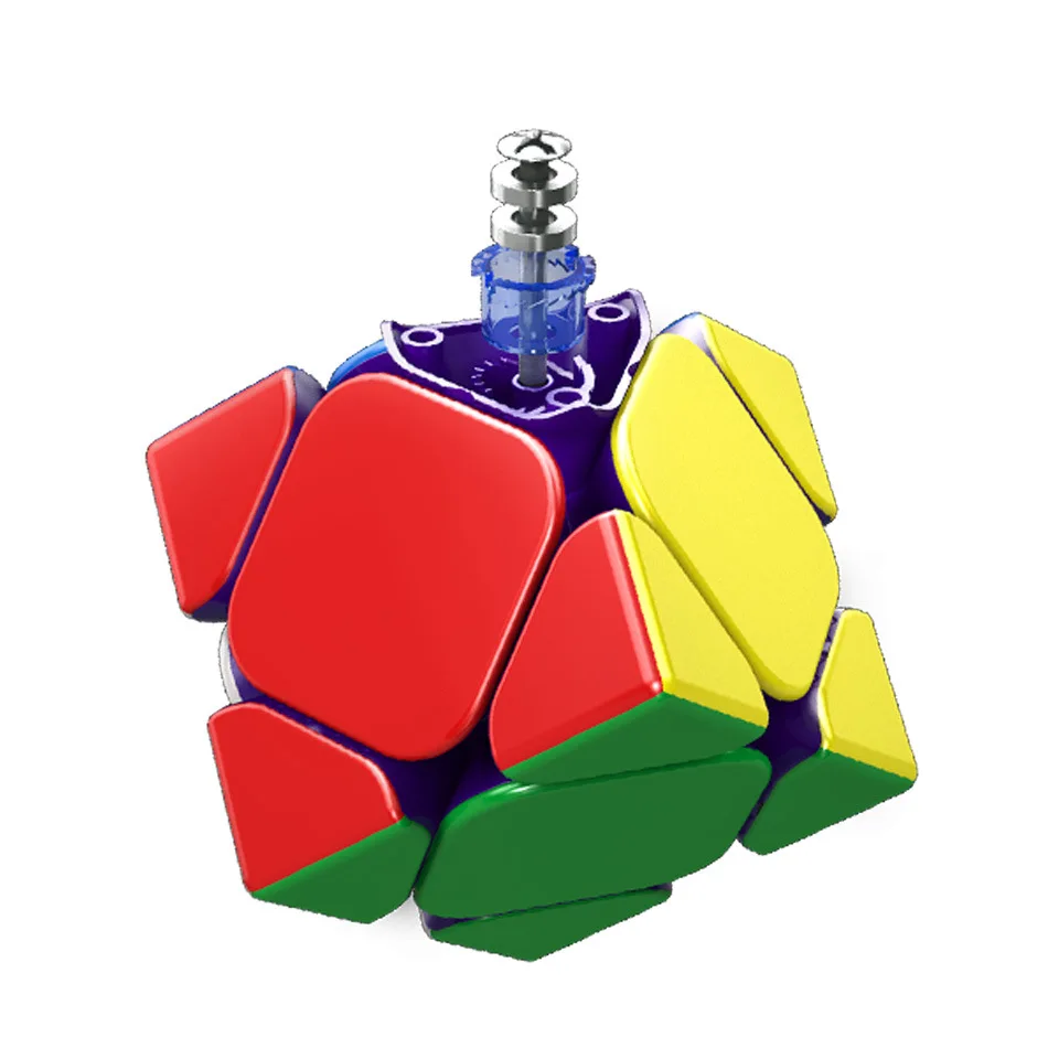 

Moyu Weilong скошенный Магнитный магический скоростной куб без наклеек, профессиональные игрушки, Moyu maglevu Skewbed Cubo Magico головоломка