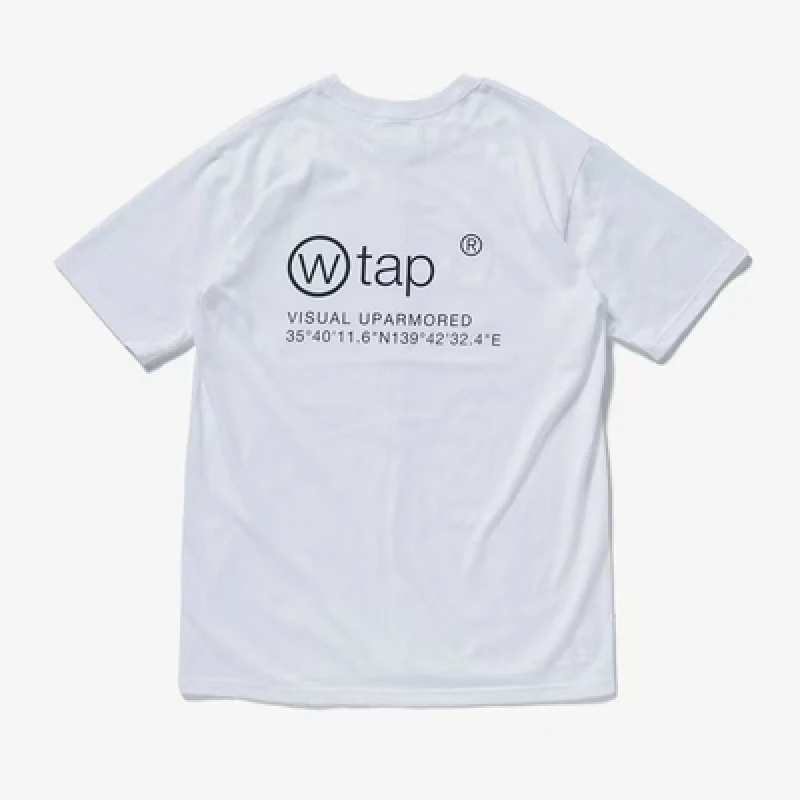 

WTAPS Japanese Style Loose Fitting Top Hidden Exclusive Magnifier Letter Printing Round Neck Short Sleeve T-Shirt