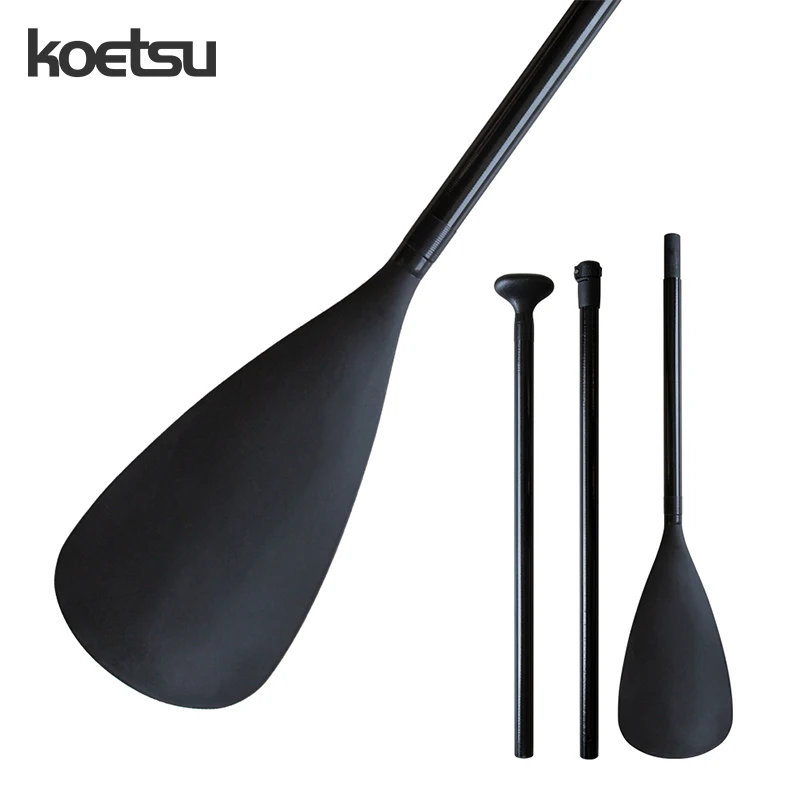 KOETSU-Tabla de Paddle SUP Ffiberglass, fibra telescópica conveniente, tabla de Paddle de Kayak extraíble, hoja de nailon ajustable