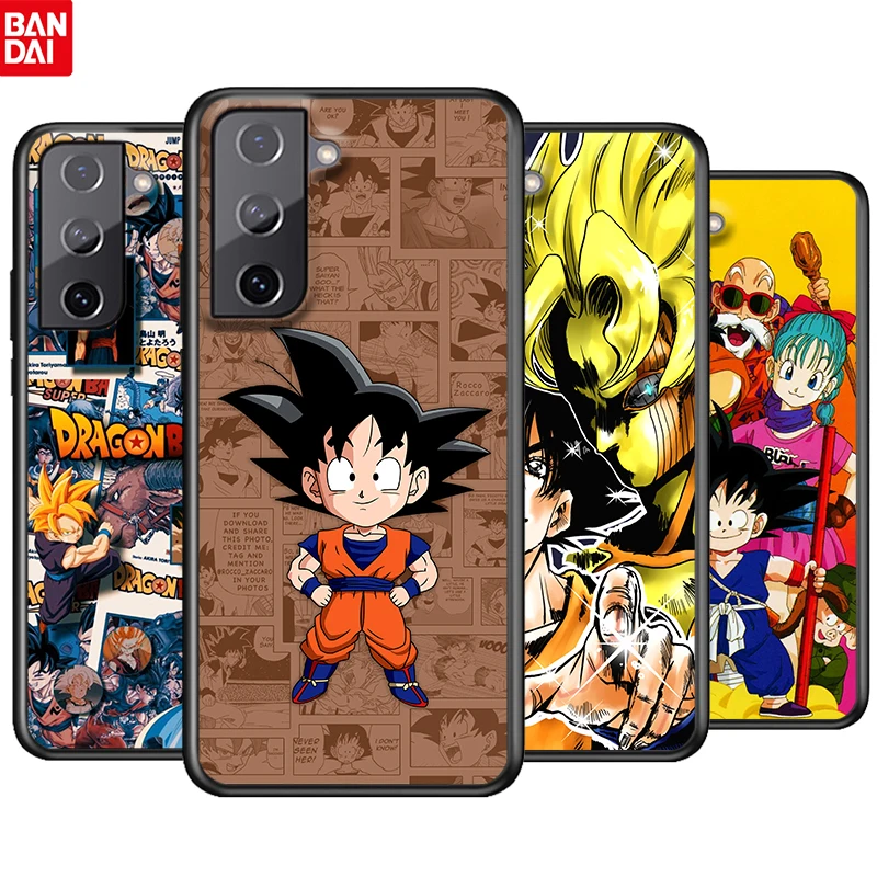 

Dragon Ball Super Saiyan For Samsung Galaxy S22 S21 S20 Ultra Plus Pro S10 S9 S8 S7 4G 5G TPU Soft Black Phone Case Funda Coque