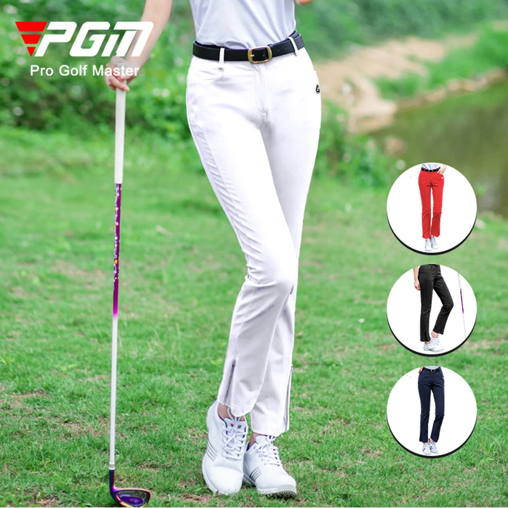 

Pgm дамские Golf Slim Fit стрейч дышащие брюки спортивная одежда Kuz072