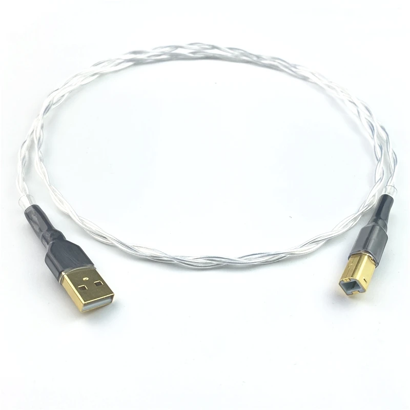 

USB-кабель Nordost Odin, кабель для передачи данных Hi-Fi типа A и типа B, для декодера DAC, звуковая карта, аудиокабель DAC, линии передачи данных