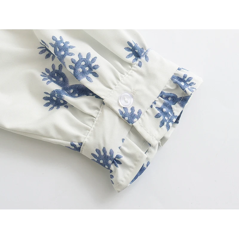 Женская рубашка на пуговицах с принтом SIYANG