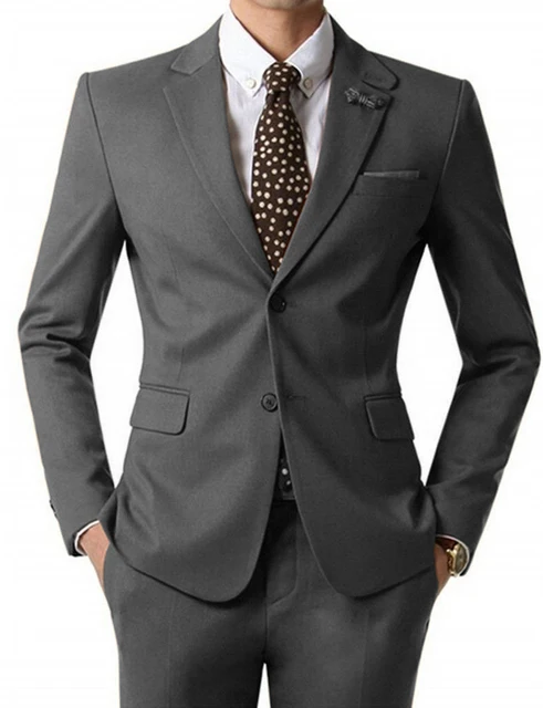 

2022 New Fashion costume homme mariage 2 Piece Men's Suit Slim Fit Formal 2 Button Jacket Pants Set for wedding party formal