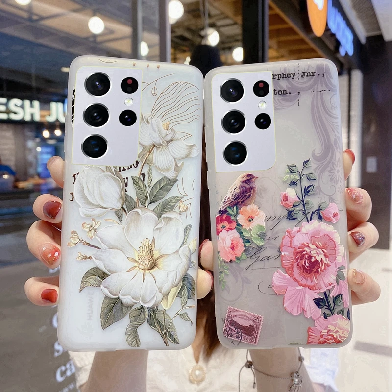 Luxury Girl Lady Phone Case for SAMSUNG Galaxy S21 PLUS Ultra S 21 Soft Case Full Cover for SAMSUNG A12 A42 M31S A 12 42 BACK