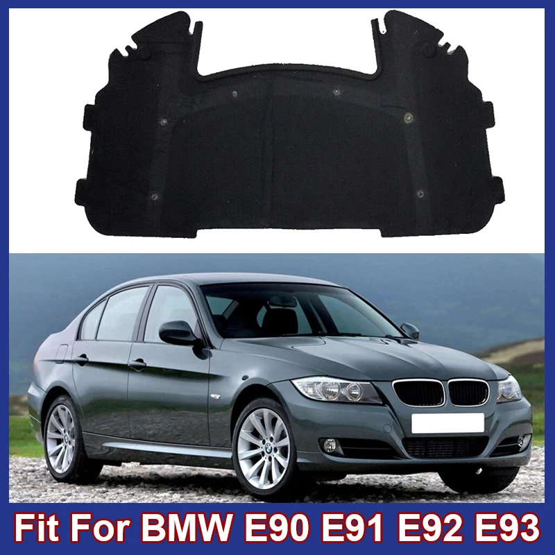 

Car Hood Engine Sound Heat Insulation Cotton Pad Soundproof Thermal Heat Insulation Mat For for BMW E90 E91 E92 E93 323i 325i