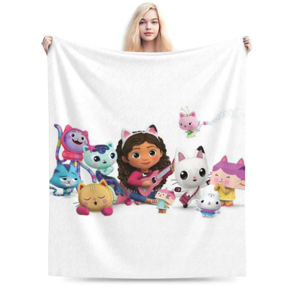 Кукольный домик Gabby S. Ультрамягкое одеяло из микрофлиса.