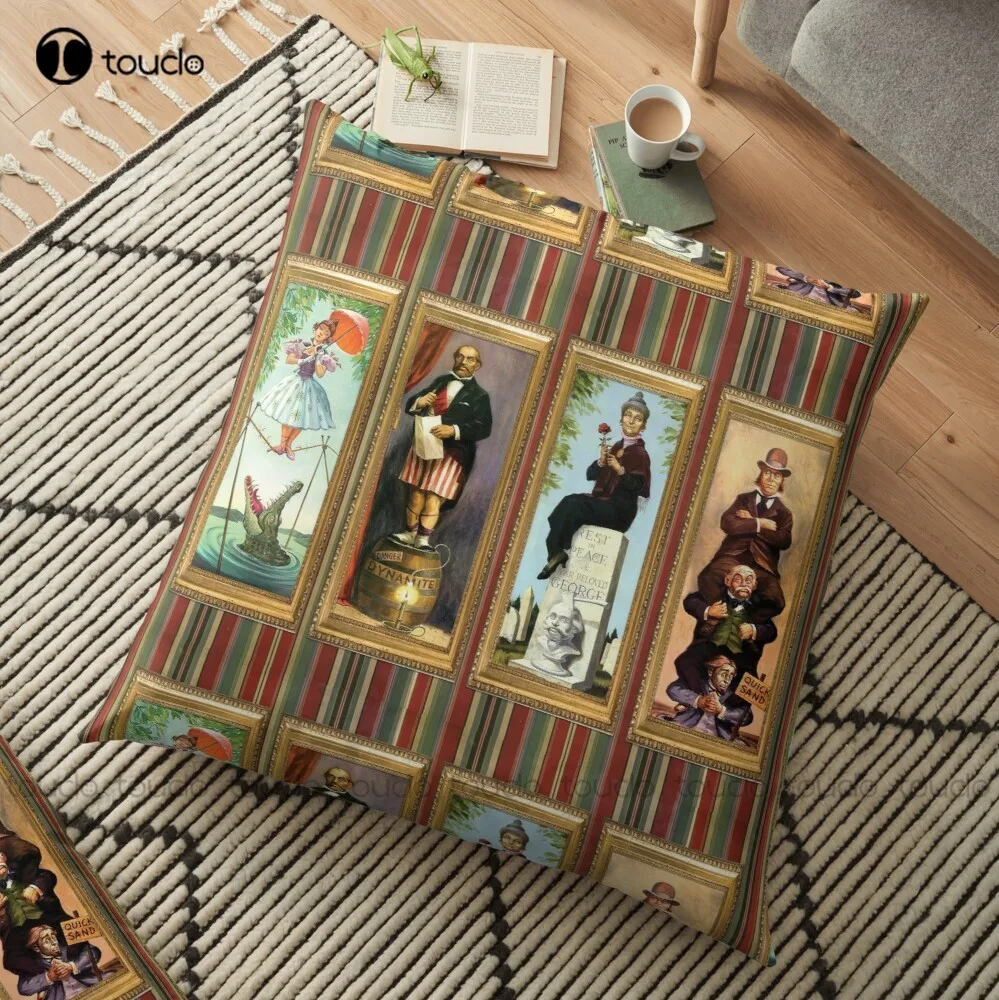 

Stretching Room Portraits Throw Pillow Floor Pillowcase Polyester Linen Printed Zip Decor Pillow Case Home Hotel Fashion Bedroom