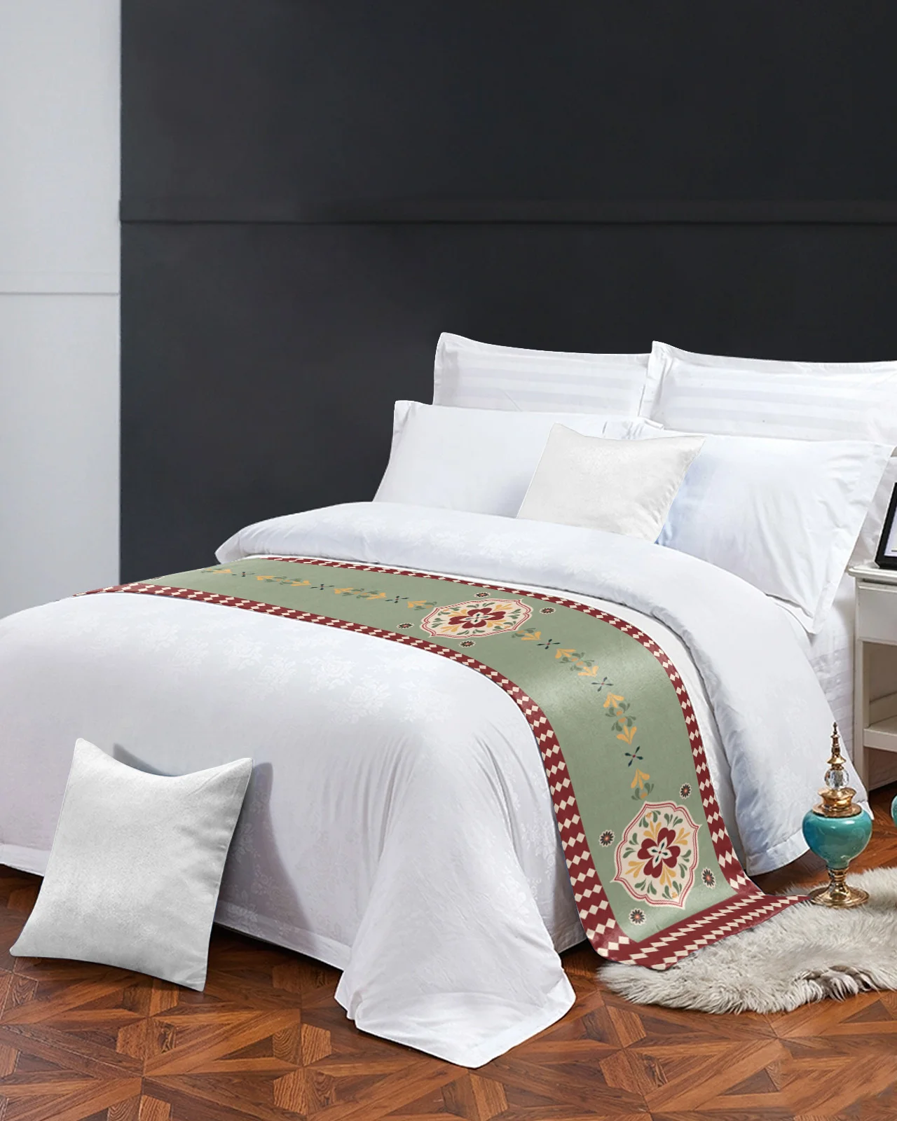 Текстурный цветок символ Далии украшение для кровати дома отеля флаг свадебной