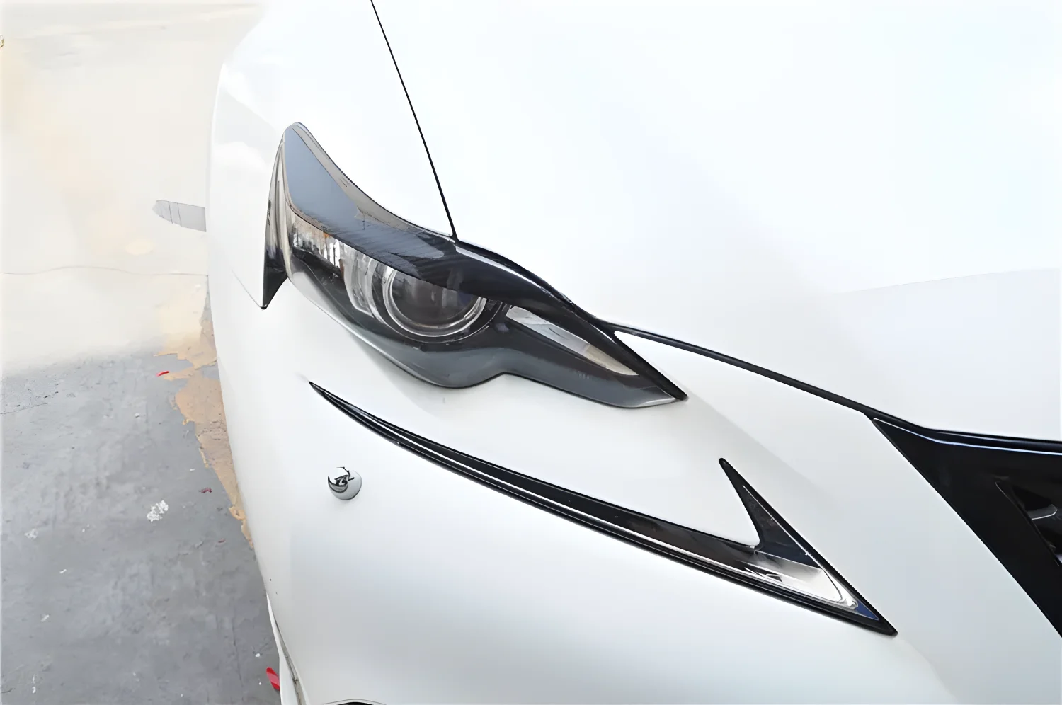 Передняя фара автомобиля MV TUNING губы брови накладки подходят для LEXUS IS200t IS250 2013-2016