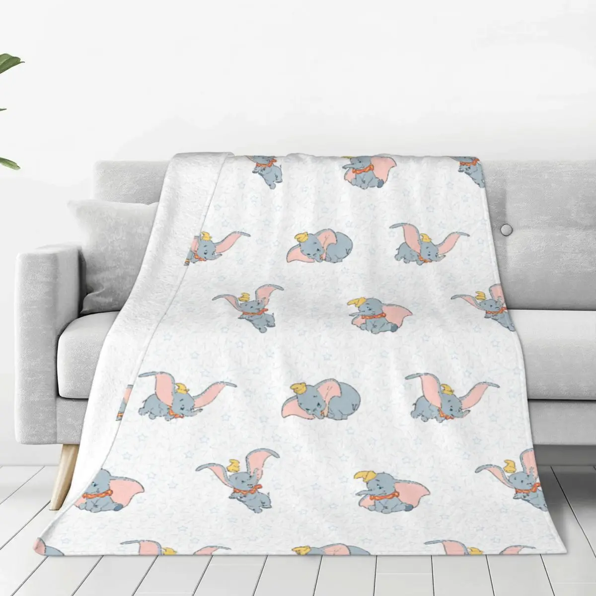 MINISO Дамбо милый мультфильм (3)-байлингмг одеяло качественное мягкое постельное