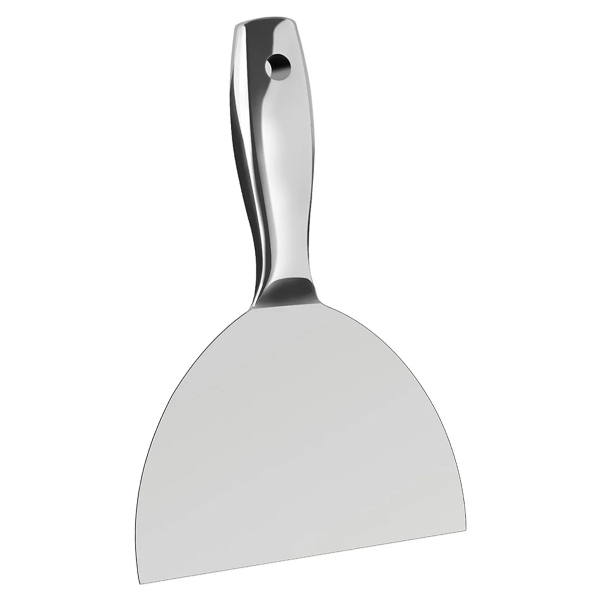 Нож для шпатлевки 6 дюймов слитный полированный скребок из нержавеющей стали