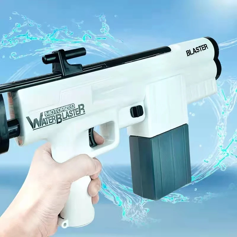 

Children Electric Water Gun Capacity Cjay Outdoor Beach Water War Swimming Pool For Children Water Guns Wars White color