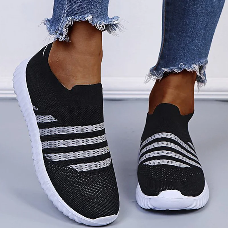 

2022 Sneakers Women Slip On Women's Sneakers Comfortable Casual Sneakers For Women Tenis Feminino Ladies Vulcanized Plus Size