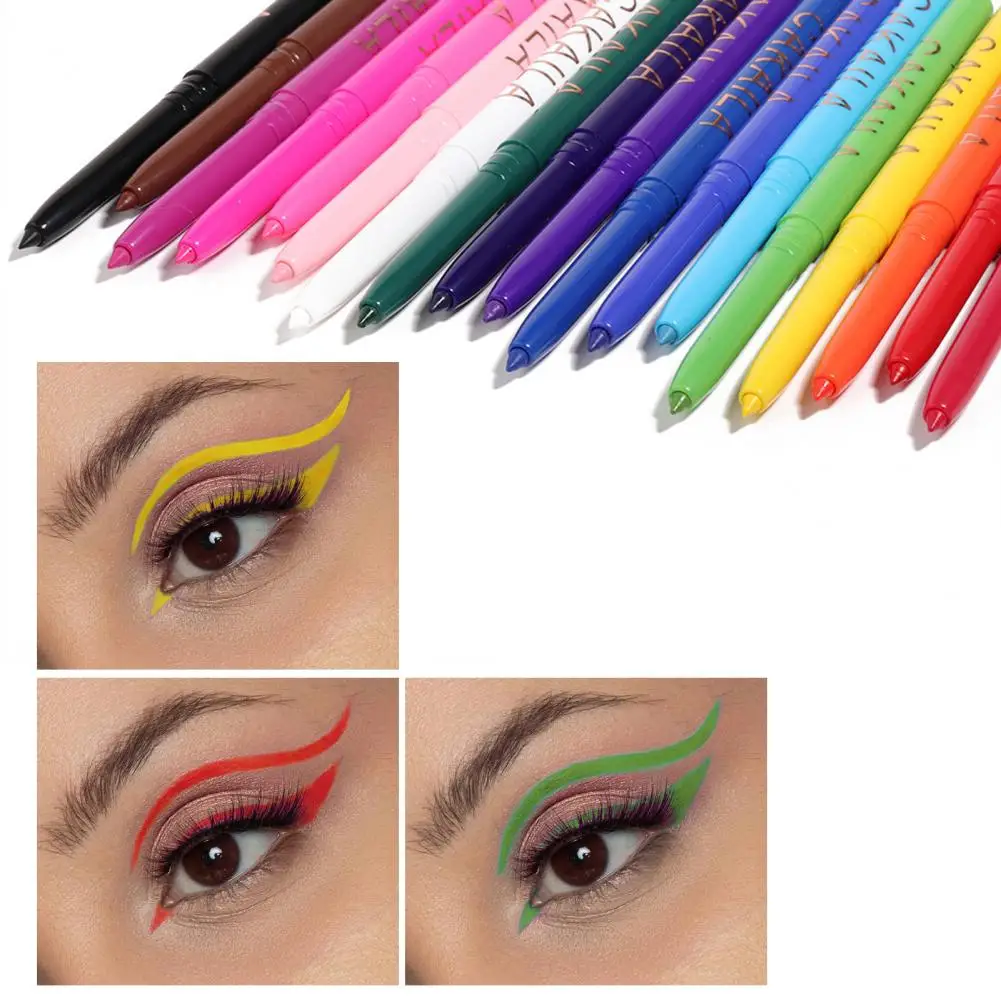 

1PC Fashion Women Long-lasting Eye Liner Pencil Pigment White Color Waterproof Eyeliner Pen Eye Cosmetics Makeup Tools 0.25g
