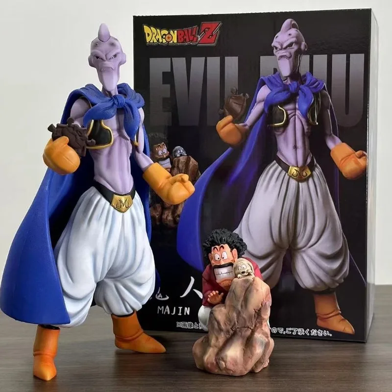 Фото Dragon Ball Z Evil Majin Buu Hercule Аниме Фигурка Коллекционная игрушка из ПВХ Gk Орнамент Настольные украшения Модель Детский подарок №4