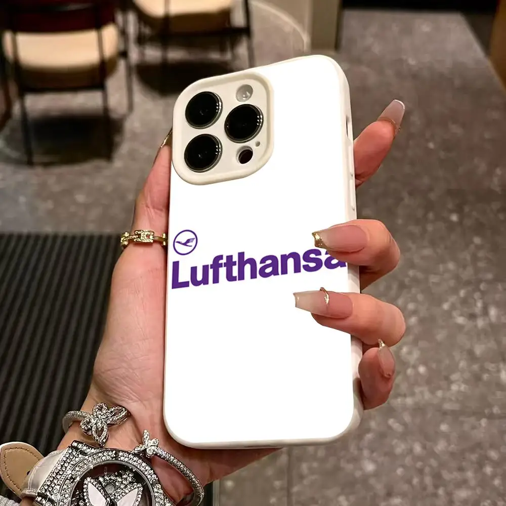 Фото Чехол для телефона Lufthansa G-german Airlines для iPhone 17, 13, 12, 11 Pro Max, 16, 15, 14 Plus, мягкий, конфетных цветов, с полным покрытием №5