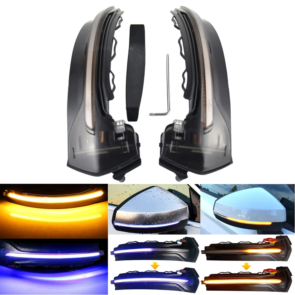 

for Audi A3 8V S3 RS3 S 2013 2014 2015 2016 2017 line Dynamic Side Mirror light LED Turn Signal Indicator blinker