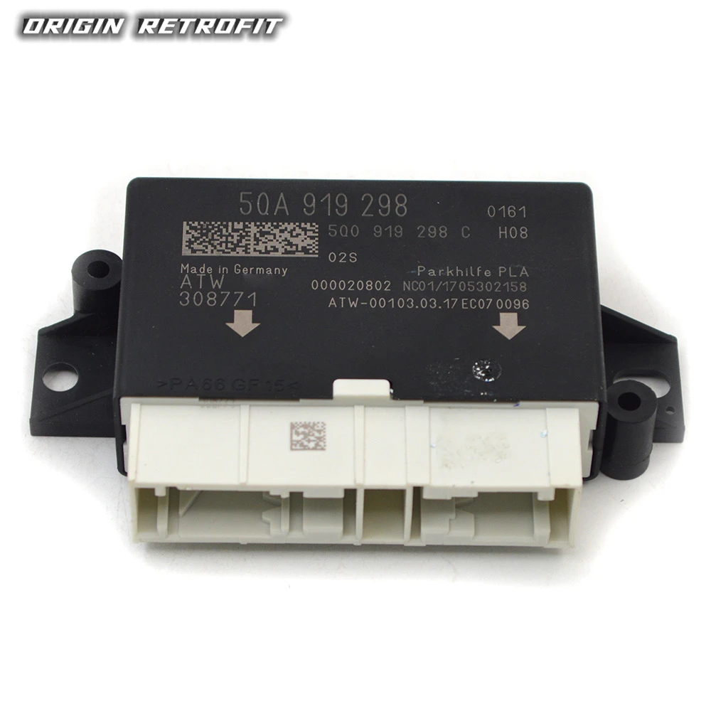 

Модуль парковочного радара 5QA 919 298 для MQB VW Passat Variant B8, блок управления системой помощи при парковке 5QA 919298