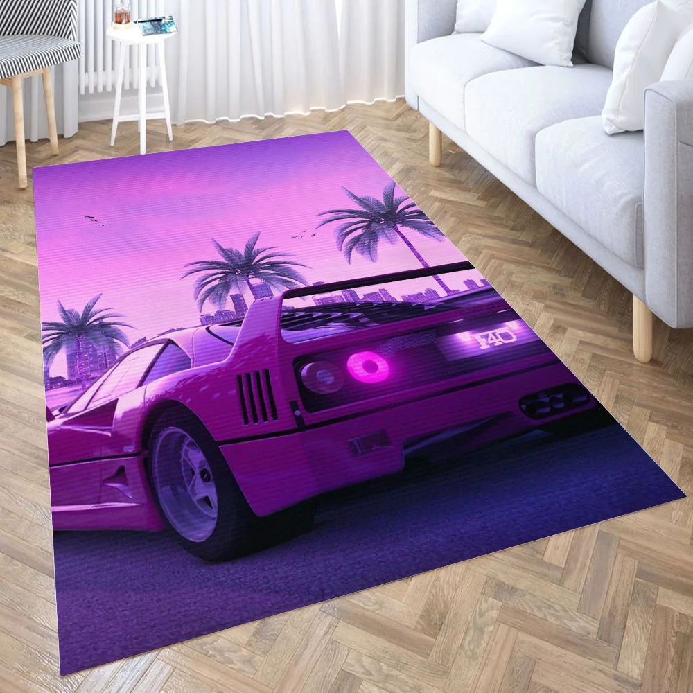

F40 Sunset 3D Carpet Living Room Kitchen Entrance Door Mat Anti-slip Floor Rug Bathroom Area Hallway Mats
