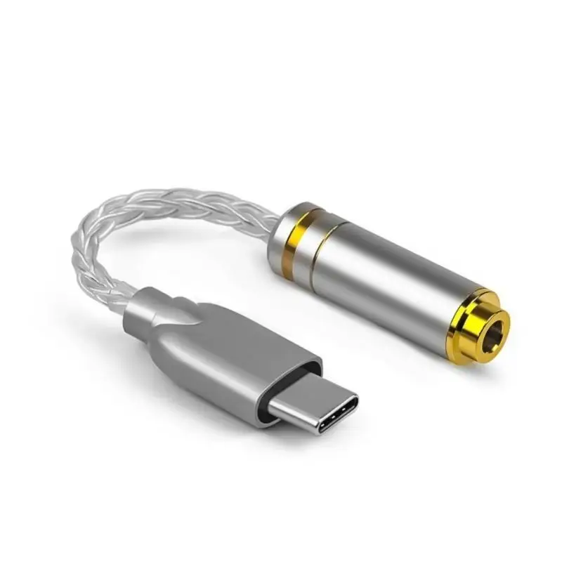 Фото 31BA USB C до 3,5 мм/2,5 мм/4,4 мм Звуковой адаптер Тип C Кабель-адаптер для наушников Звуковой адаптер с адаптером чипа ALC5686 №5