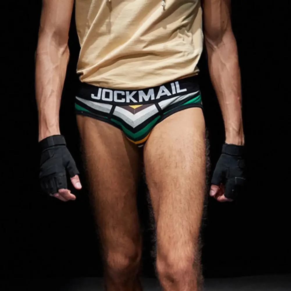 

Men's Panties Man Undrewear Close-fitting Showing Charm Washable Colorful Stretch Hip Brief with 3D Pouch for Boy