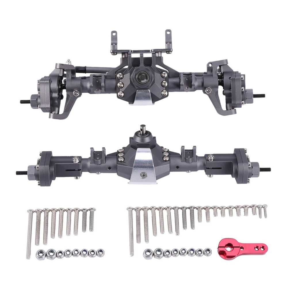 

CNC Anodized Front and Rear Portal Axle for 1/10 RC Crawler Car Axial SCX10 II 90046 RC4WD D90 RGT 86100 Redcat GEN8,3