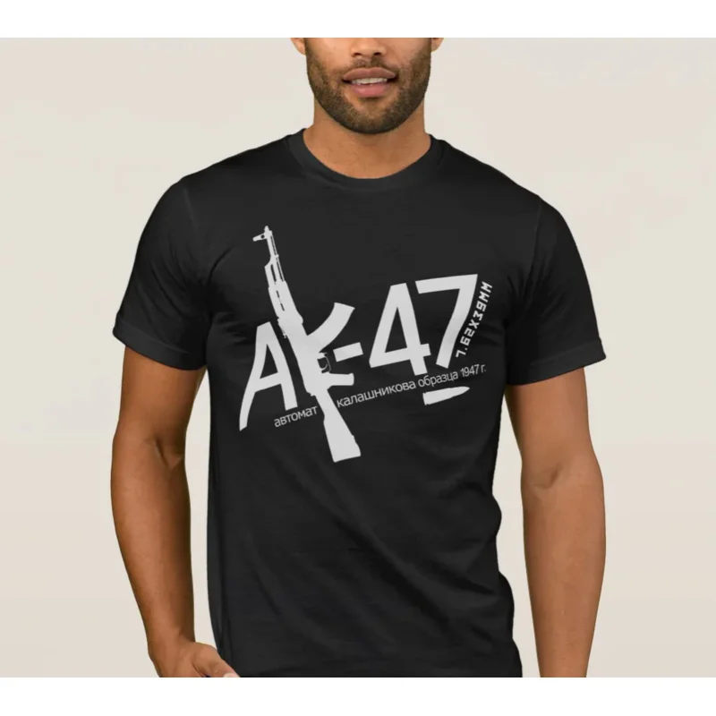 Футболка с рисунком в виде графических букв Советского Союза Летняя Хлопковая