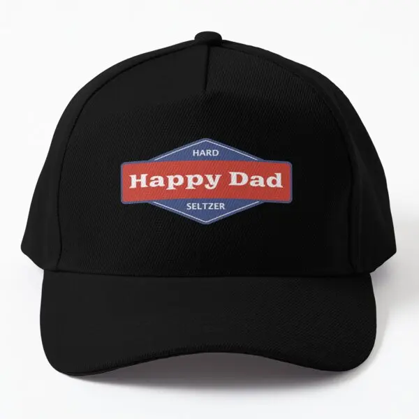 

Бейсбольная кепка Happy Dad T Shirt, шляпа, рыба, солнце, весна Кепка с принтом для мужчин и женщин, летняя бейсболка, черный цвет