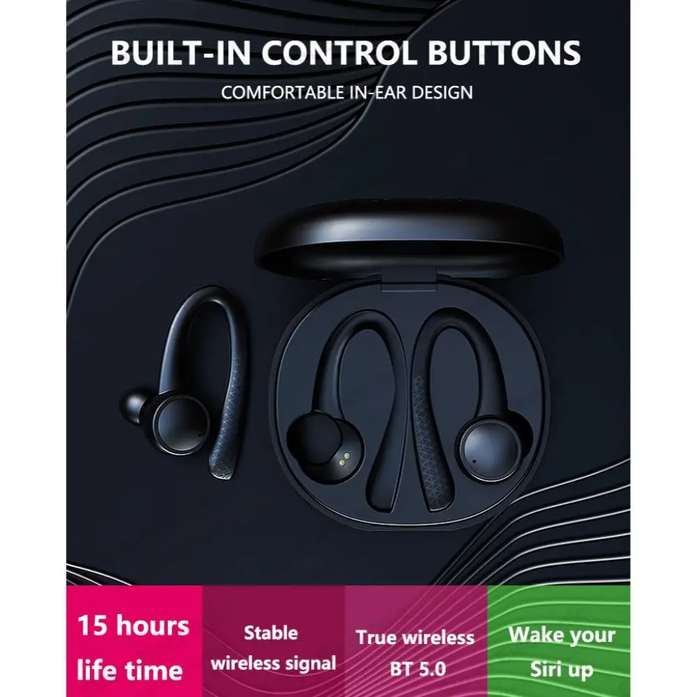 

Беспроводные стереонаушники T7 Pro TWS Bluetooth 5,0 HiFi спортивные наушники