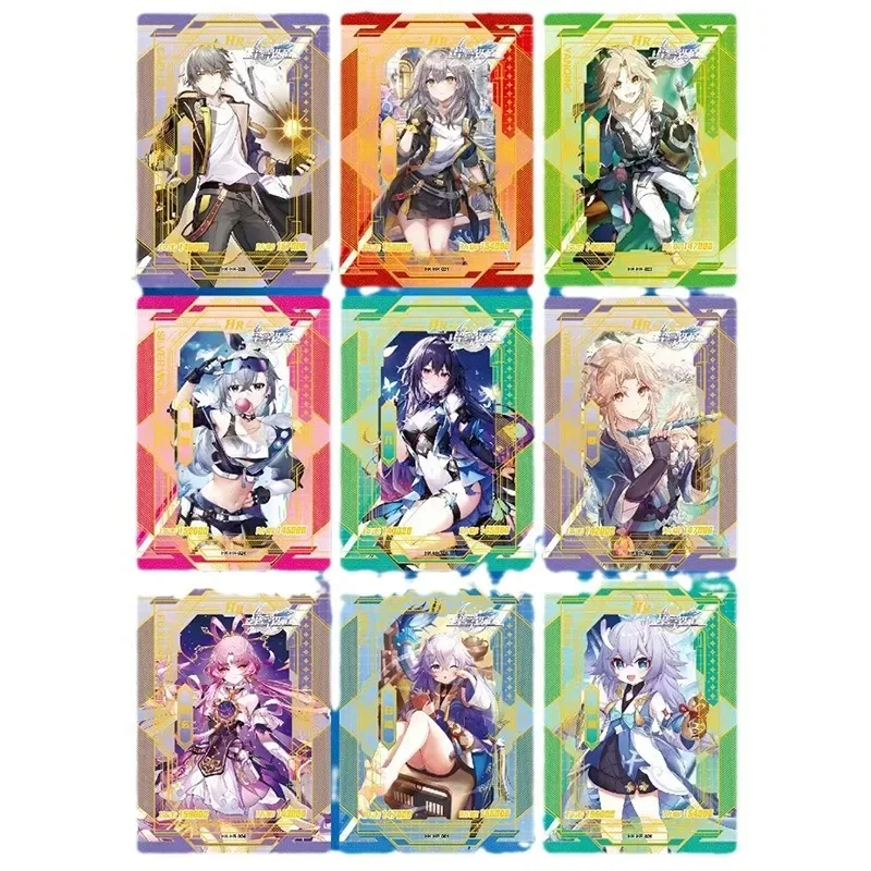 Honkai Star Rail Card Аниме Игра Genshin Impact Железнодорожная карта Редкие коллекционные карты