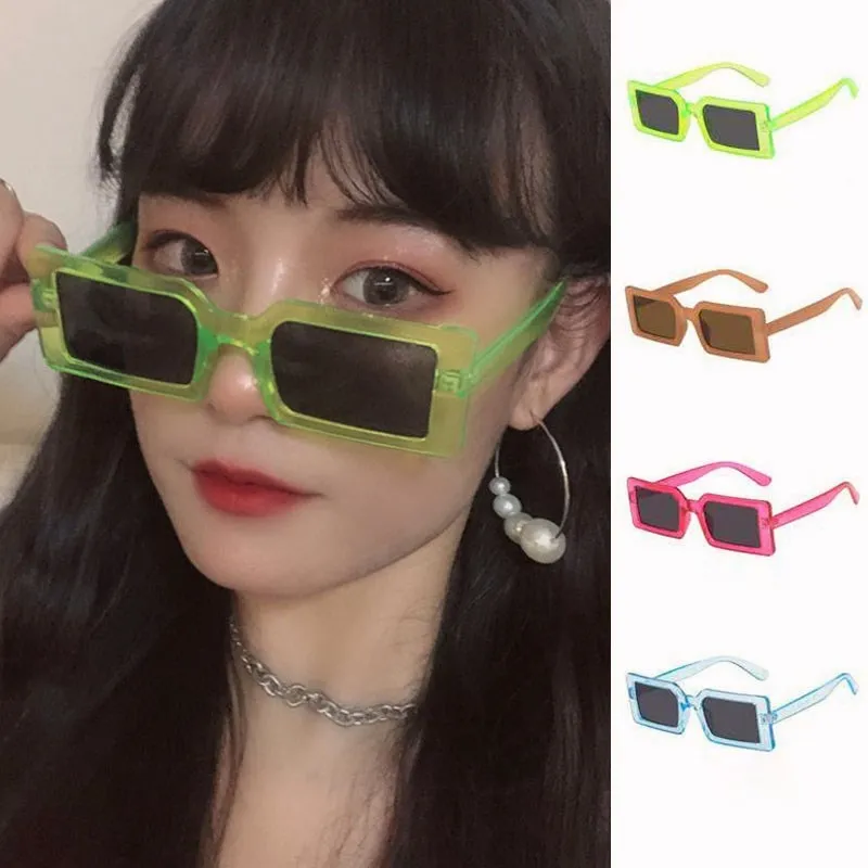 

2022 Fashion Women Sunglasses Classic Brand Designer Luxury Rectangle Shades Female Lady Sunglasses UV400 Sun Glasses For Women