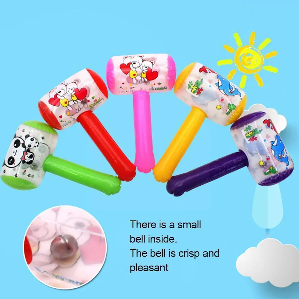 

Inflatable Hammer Toy Cute Cartoon Inflatable Air Hammer Maker Blowing Children Noise Up Toy Toy Silencer Blow Children Q4i7