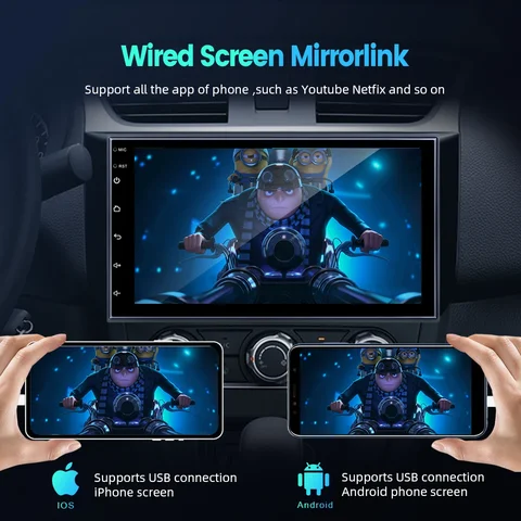 Автомобильный USB-адаптер для экрана Android, с функцией автоподключения