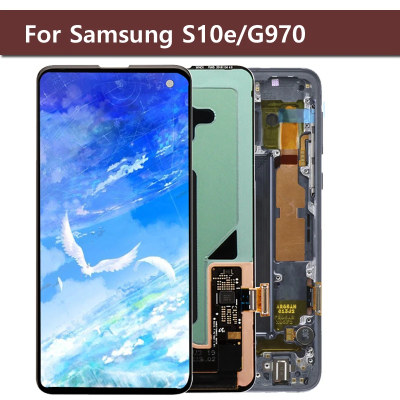 

100%Original Display For Samsung Galaxy S10e G970 G970F LCD Display Touch Screen Digitizer Assemby For Samsung Galaxy S10 e LCD