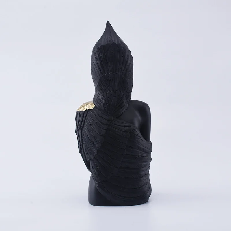 

Современная простая Скандинавская креативная скульптура в виде пера, как домашнее мягкое украшение для гостиной комнаты, декоративные рем...