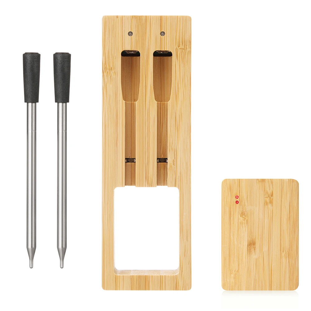 

Wireless Meat Thermometer Digital Meat Able Dual Probe for BBQ Smoker Kitchen Cooking Smart Thermometer with APP