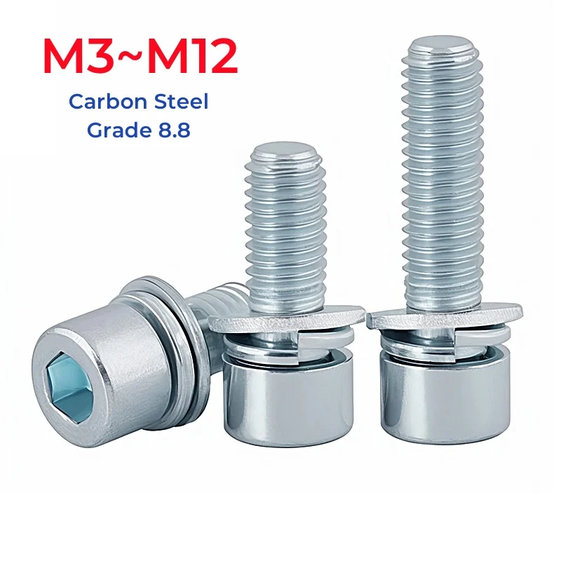 

Винты из углеродистой стали M3 M4 M5 M6 M8 M10 M12