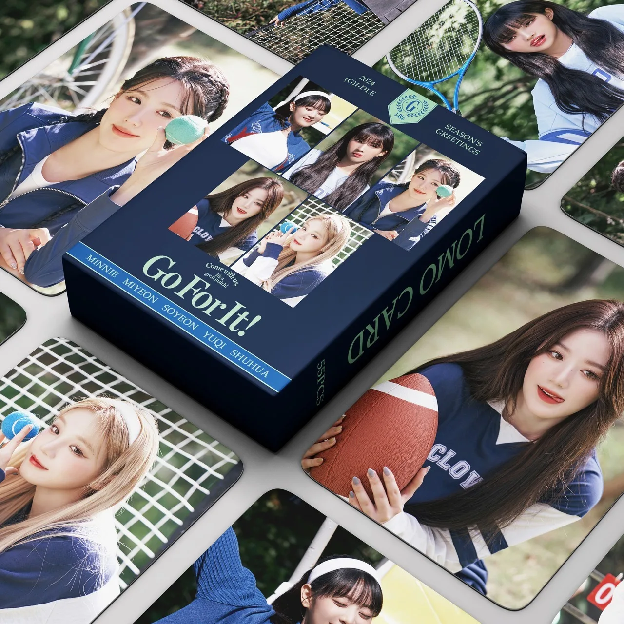 Новый альбом Gidle's Little Card приветствие ко Дню песни Yuqi Tian Xiaojuan Ye Shuhua Meiyan