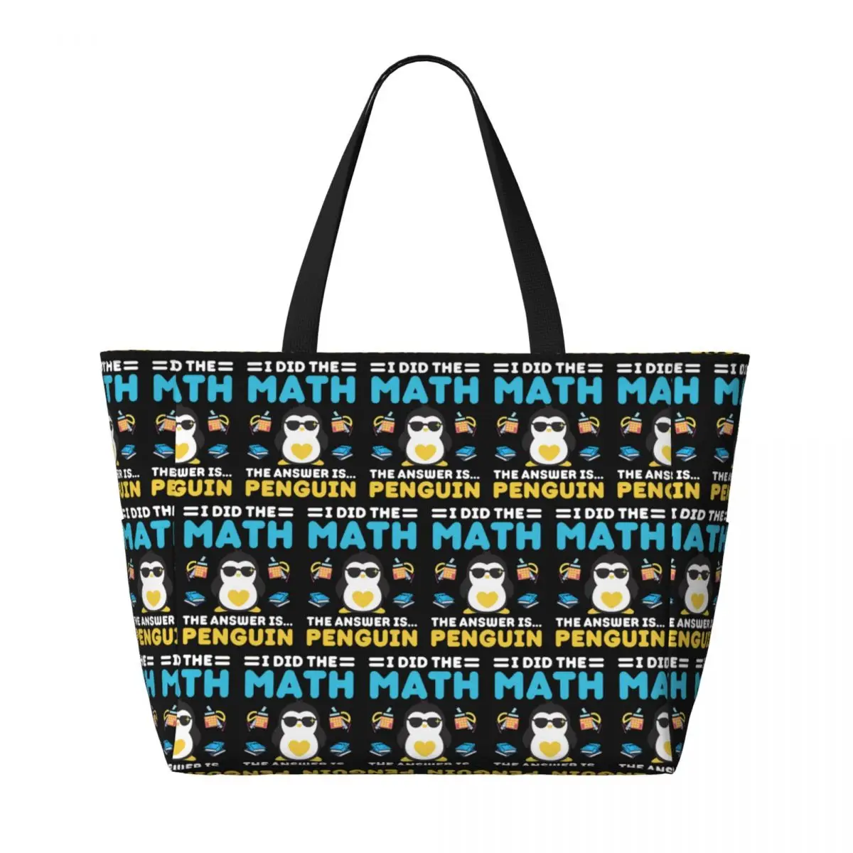 I Did The Math The Answer Is Penguin Математик Пляжная большая сумка Спортивная спортивная сумка для занятий йогой Женская дорожная сумка Сумка для фитнеса (art.: 3920d2ded6ba2) - 3920d2ded6ba2