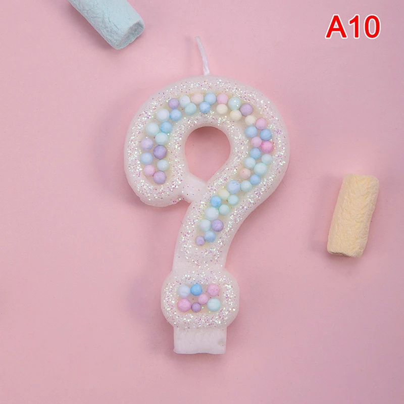 Macarons Birthday Cake Number Candle Toppers Children Baby Birthday Wedding Part images - 6