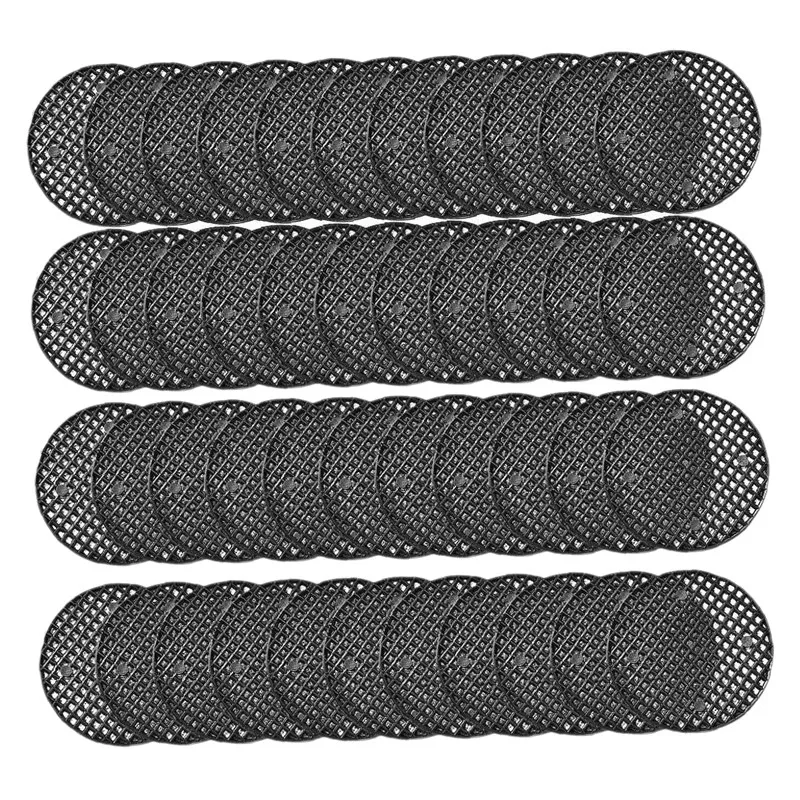 

BEST200 Pcs Flower Pot Mat, Absorbent Flower Pot Hole Round Mesh Mat Drainage Pad Plant Pot Bonsai Bottom Grid Mat (4.5CM)